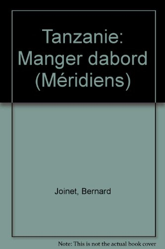 tanzanie, manger d'abord