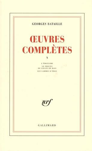 Oeuvres complètes. Vol. 10