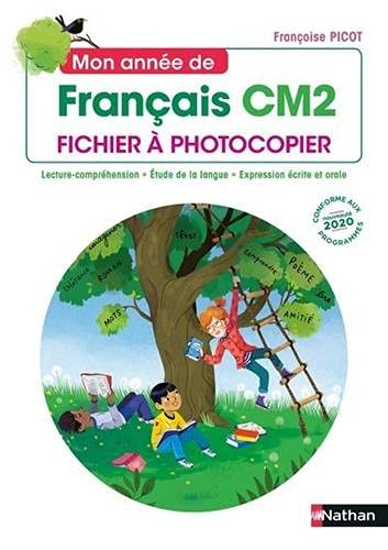 Mon année de français CM2 : fichier à photocopier : lecture-compréhension, étude de la langue, expre
