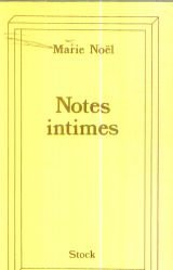notes intimes \, suivies de souvenirs sur l'abbé bremont [i.e. bremond]