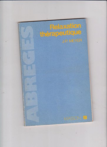 Relaxation thérapeutique