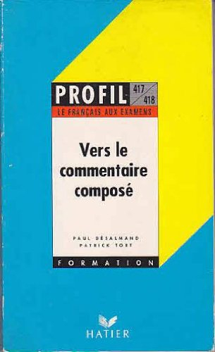 profil formation: vers le commentaire compose
