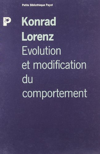evolution et modification du comportement