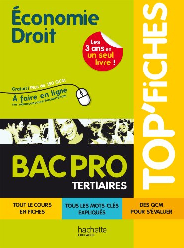 Economie, droit bac pro tertiaires