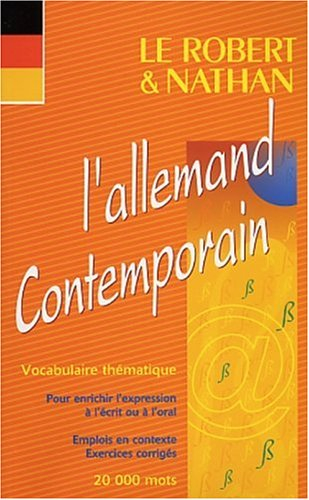 L'allemand contemporain