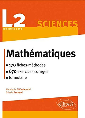 Mathématiques, L2 sciences semestres 1 et 2
