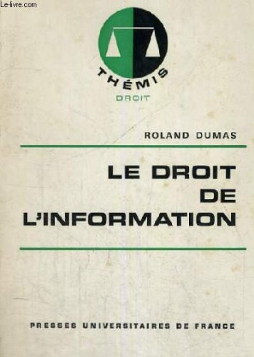Le Droit de l'information