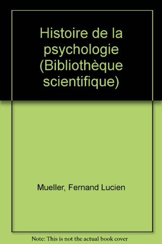 histoire de la psychologie