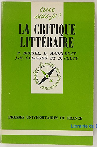 La Critique littéraire
