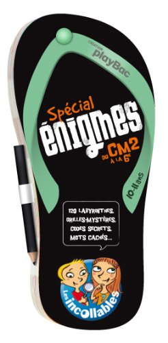 Spécial énigmes, du CM2 à la 6e, 10-11 ans : 120 labyrinthes, grilles mystères, codes secrets, mots 
