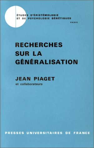 recherches sur la généralisation