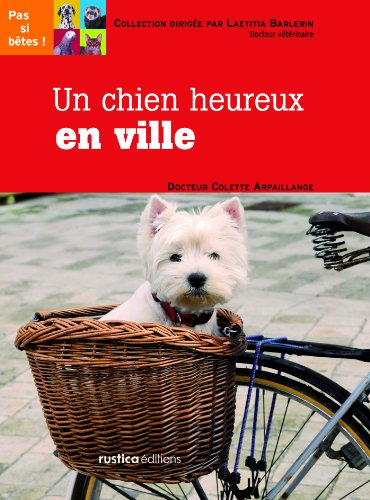 Un chien heureux en ville