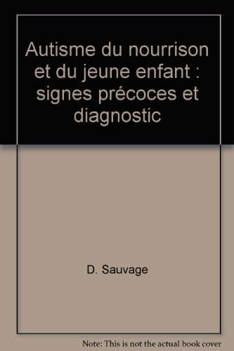 Autisme du nourrisson et du jeune enfant, 0-3 ans : signes précoces et diagnostic : rapport de psych
