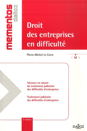 Droit des entreprises en difficulté