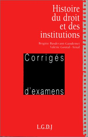 Histoire du droit et des institutions