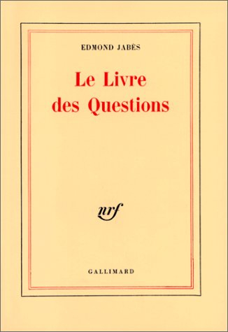 Le Livre des questions. Vol. 1