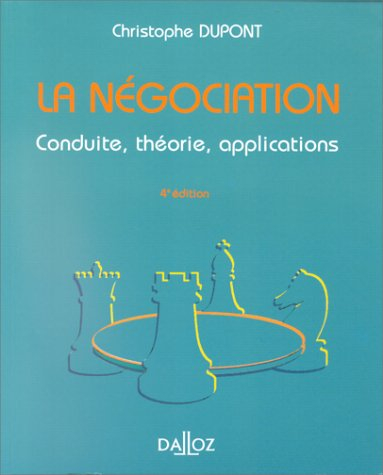 La négociation : conduite, théorie, applications