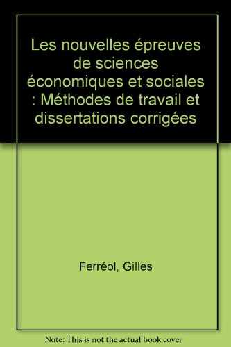 Les nouvelles épreuves de sciences économiques et sociales