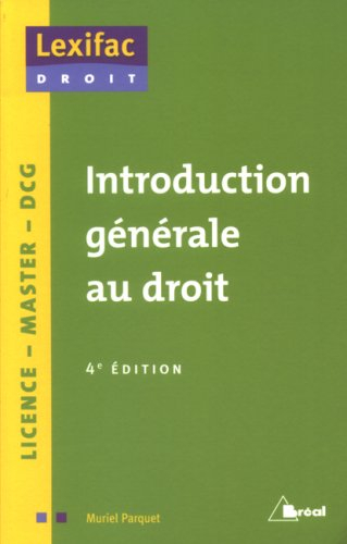 Introduction générale au droit