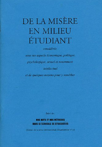 misère en milieu étudiant