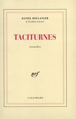 Taciturnes : retouches