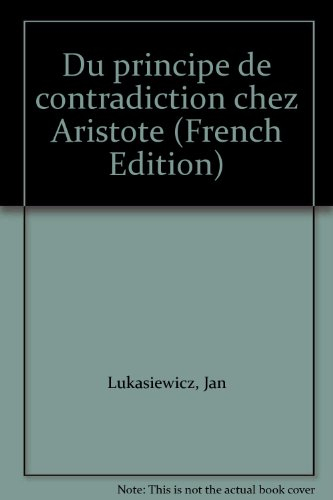 Sur le principe de contradiction chez Aristote