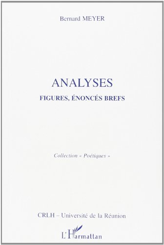 Analyses : figures, énoncés, brefs