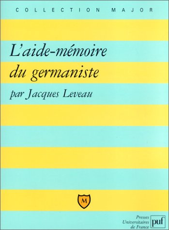 L'aide-mémoire du germaniste