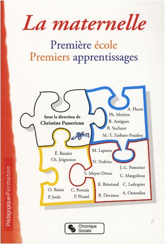 La maternelle : première école, premiers apprentissages