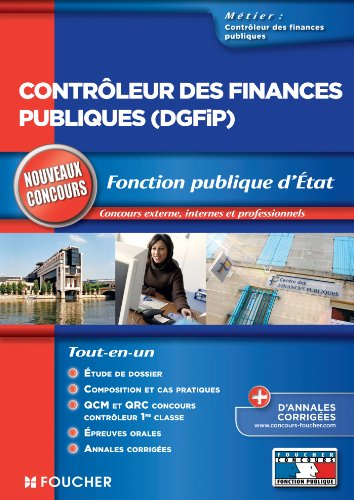 Contrôleur des finances publiques (DGFIP) : concours externe, internes, et professionnels