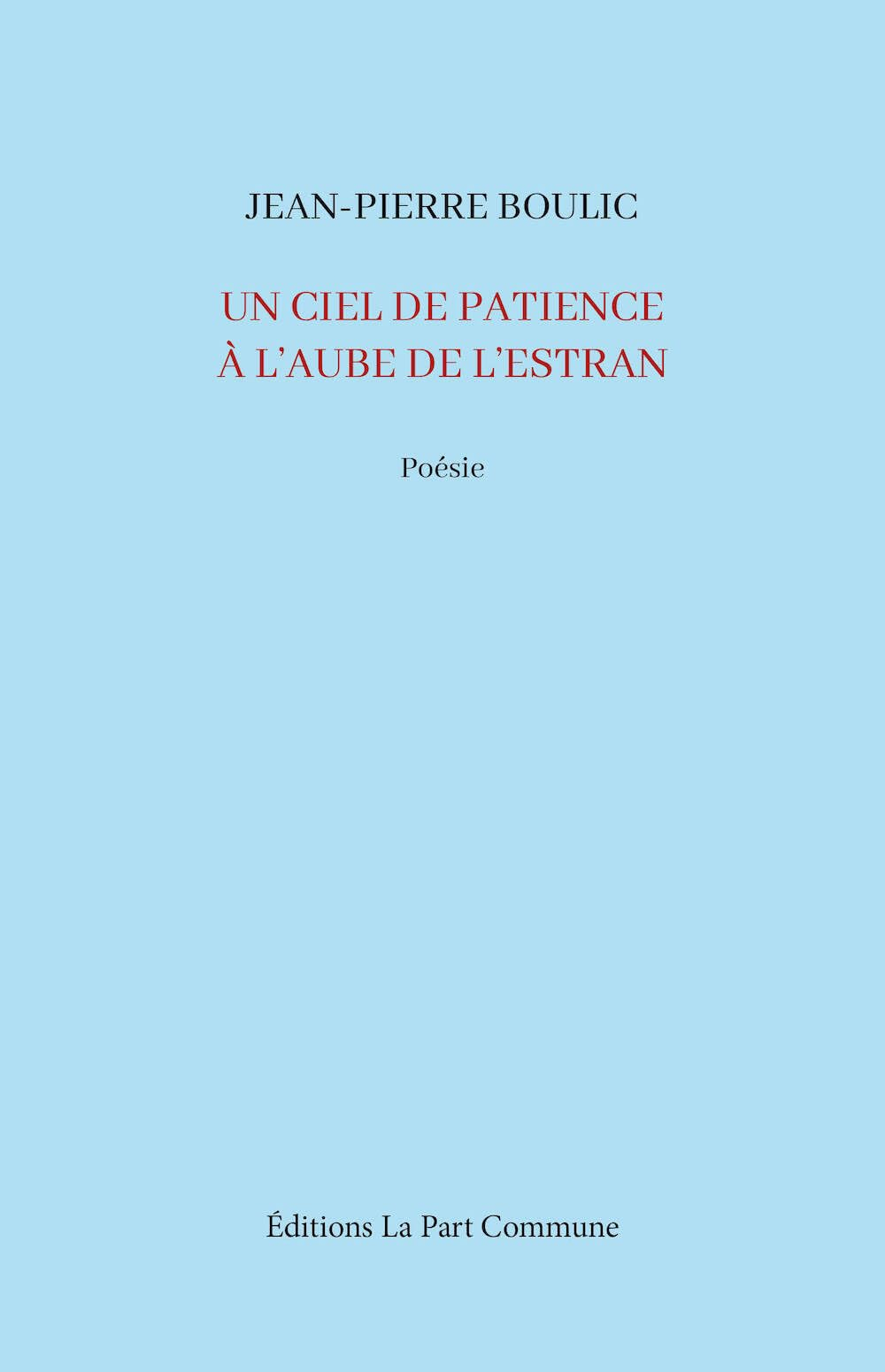 Un ciel de patience à l'aube de l'estran