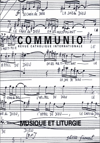 Communio, n° 150. Musique et liturgie