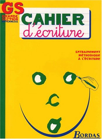 Cahier d'écriture maternelle grande section