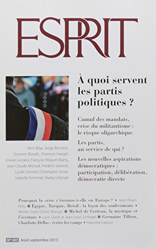Esprit, n° 395. A quoi servent les partis politiques ?