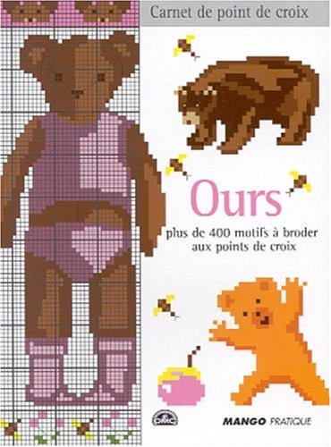 Ours : plus de 400 motifs à broder aux points de croix
