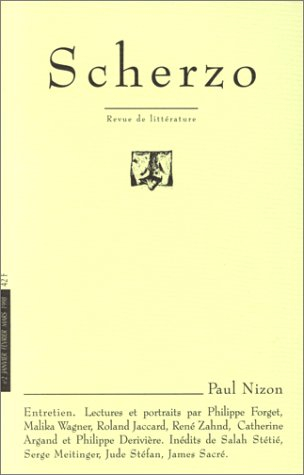 Scherzo, n° 2. Paul Nizon