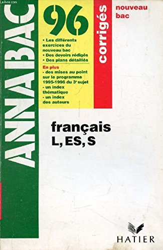 francais premiere l/es/s corrige