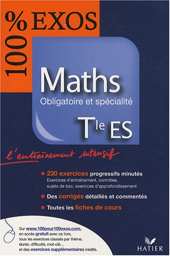 Maths Tle ES obligatoire et spécialité