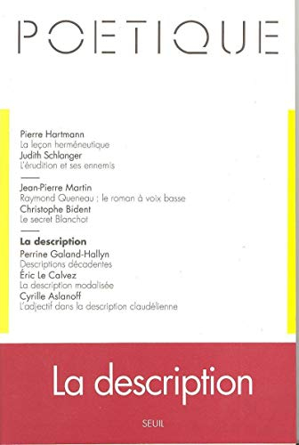 Poétique, numéro 99