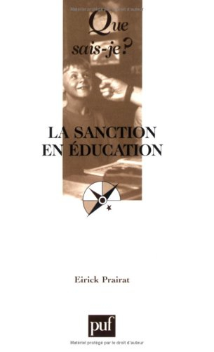 la sanction en éducation