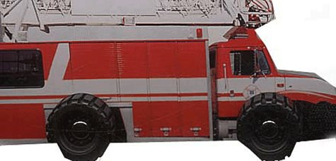 Les camions de pompiers