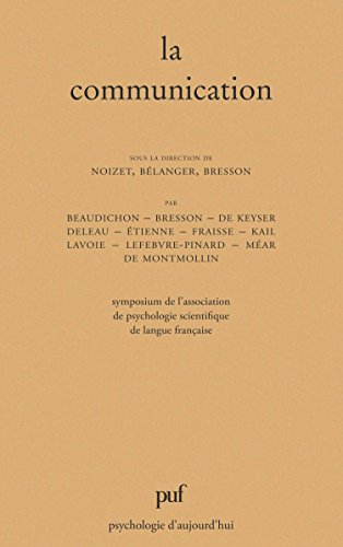 La Communication : symposium