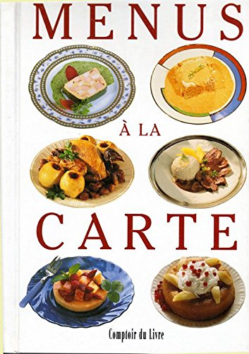menus à la carte