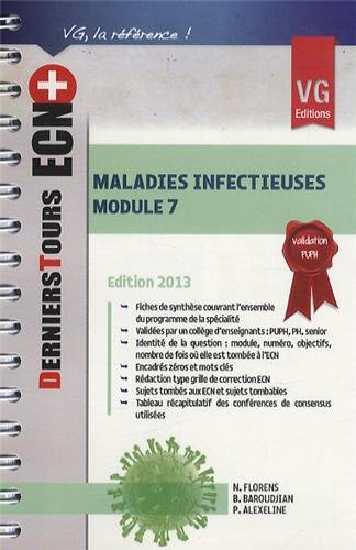 Maladies infectieuses module 7 : 2013