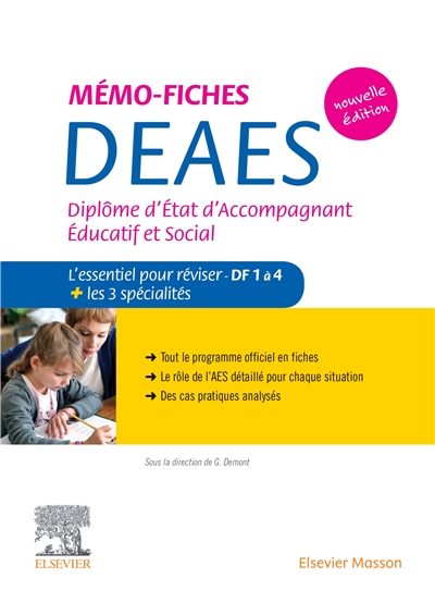 Mémo-fiches DEAES : diplôme d'Etat d'accompagnement éducatif et social : l'essentiel pour réviser, D