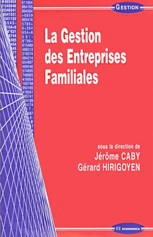 La gestion des entreprises familiales