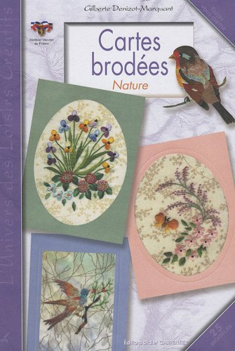 Cartes brodées : nature