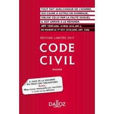Code civil 2017, annoté