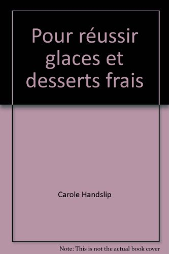 glaces et desserts frais