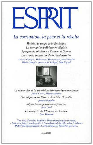 Esprit, n° 375. La corruption, la peur et la révolte